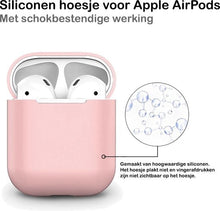 AirPods 1 Hoesje Siliconen Lichtgewicht - Lichtroze