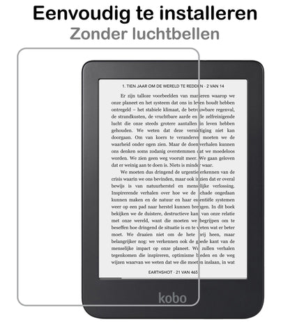 Screenprotector Geschikt voor Kobo Clara 2E Screenprotector Gehard Glas Tempered Glass - Screenprotector Geschikt voor Kobo Clara 2E Screenprotector