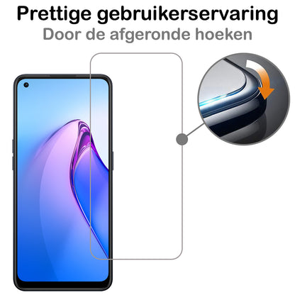 OPPO Reno 8 Screenprotector Tempered Glass