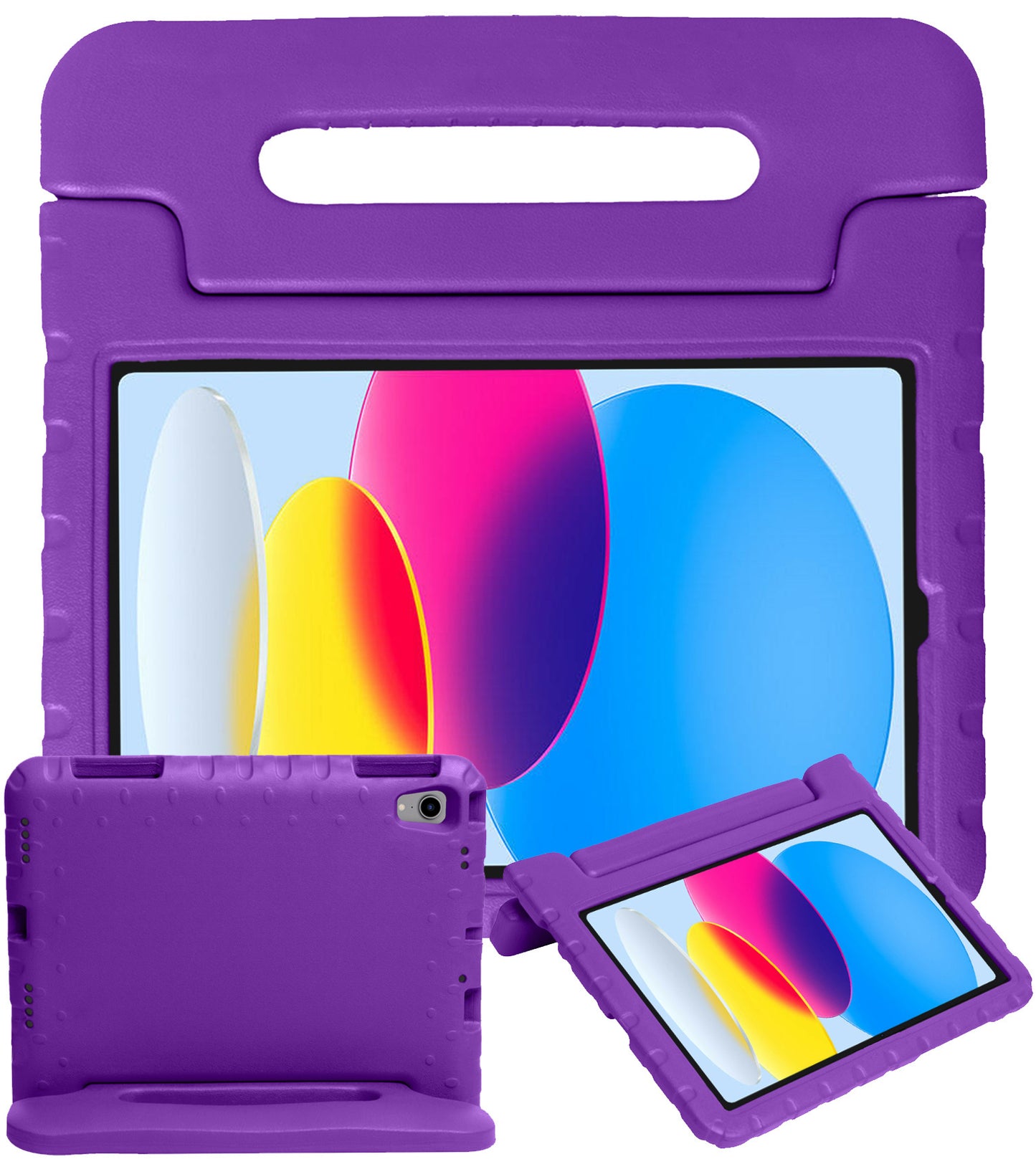 iPad 2022 Hoesje Kids Cover Bumper - Paars