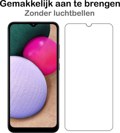 Samsung A02s Screenprotector Gehard Glas - Anti-kras
