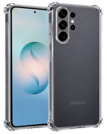 Samsung S26 Ultra Hoesje Shockproof Backcover Siliconen - Transparant