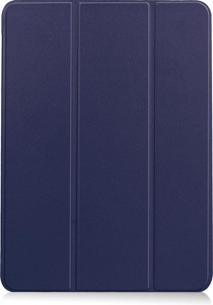 iPad Air 2020 Trifold Bookcase Hoes - Donkerblauw