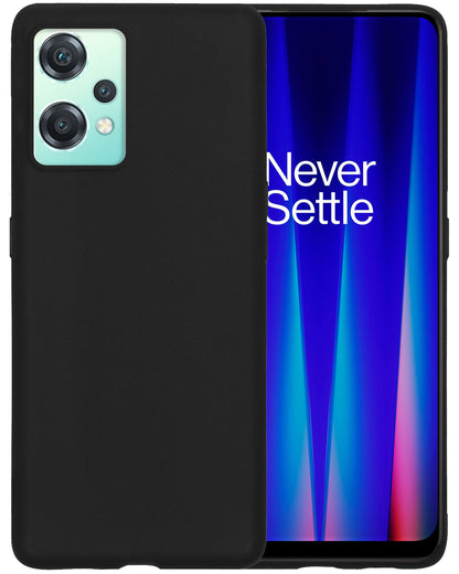OnePlus Nord CE 2 Lite Hoesje Siliconen Backcover Lichtgewicht - Zwart