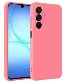 Samsung A17 Hoesje Siliconen Backcover Lichtgewicht - Lichtroze