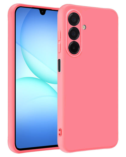 Samsung A17 Hoesje Siliconen Backcover Lichtgewicht - Lichtroze