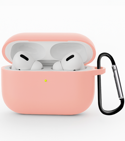 AirPods Pro 3 Hoesje Siliconen Krasbestendig - Lichtroze