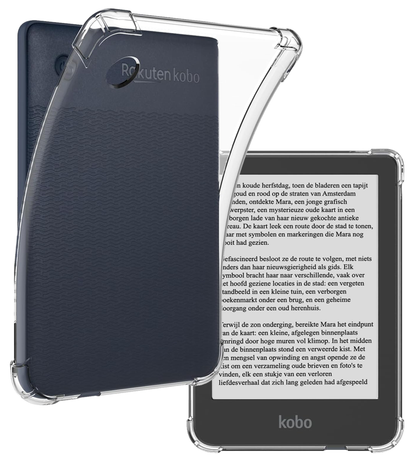 Kobo Clara BW Hoesje Siliconen Backcover Lichtgewicht - Transparant