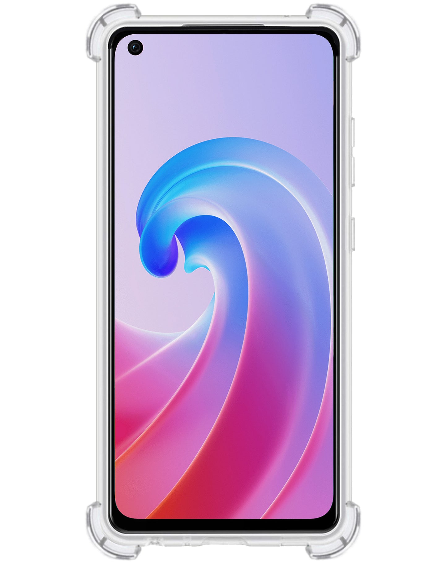 OPPO A96 Hoesje Shock Proof Siliconen - Transparant