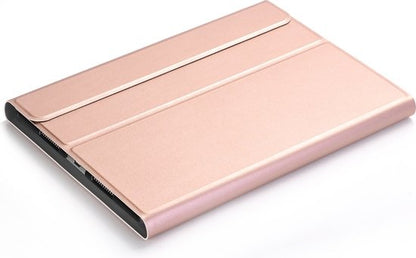 iPad 10.2 2020 Toetsenbord Hoes met Uitneembaar toetsenbord - Rosé goud
