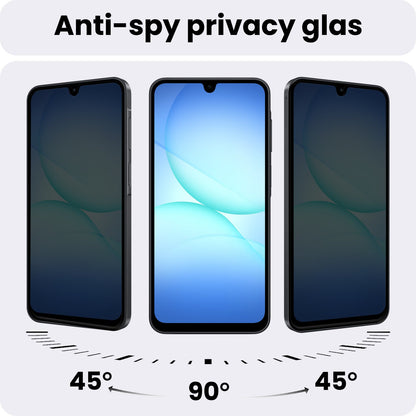 Samsung A17 Screenprotector Gehard Glas - Privacy