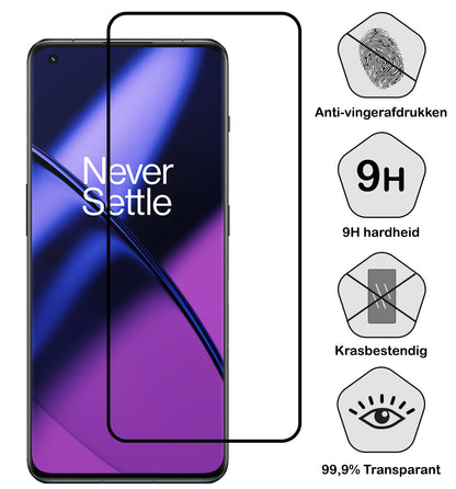 OnePlus 11 Screenprotector Gehard Glas - Full Screen