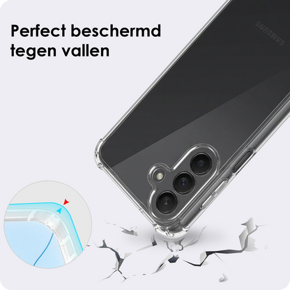 Samsung A27 Hoesje met Koord Backcover Shockproof - Transparant