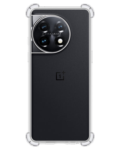 OnePlus 11 Hoesje Shock Proof Siliconen - Transparant