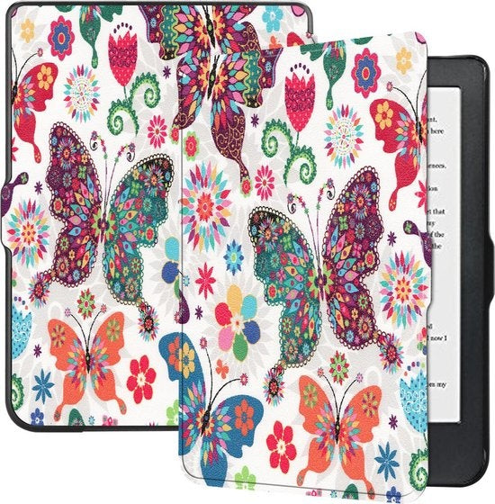 Kobo Clara HD Hoesje Book Case - Vlinders