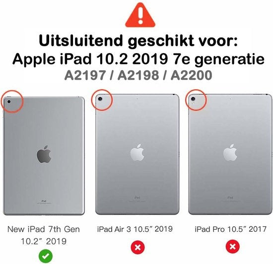 Screenprotector Geschikt voor iPad 10.2 2019 Screenprotector Glas