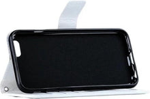 iPhone 5/5s/5SE Hoesje Bookcase Cover met Kaarthouder - Wit
