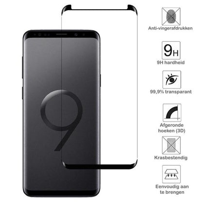 Samsung S9 Screenprotector Gehard Glas - Full Screen