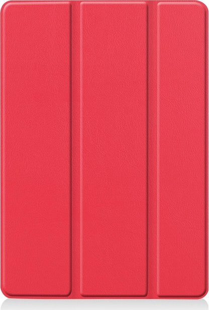 iPad 10.2 2019 Trifold Bookcase Hoes - Rood