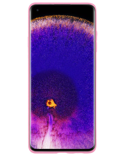 OPPO Find X5 Hoesje Siliconen Backcover Lichtgewicht - Lichtroze