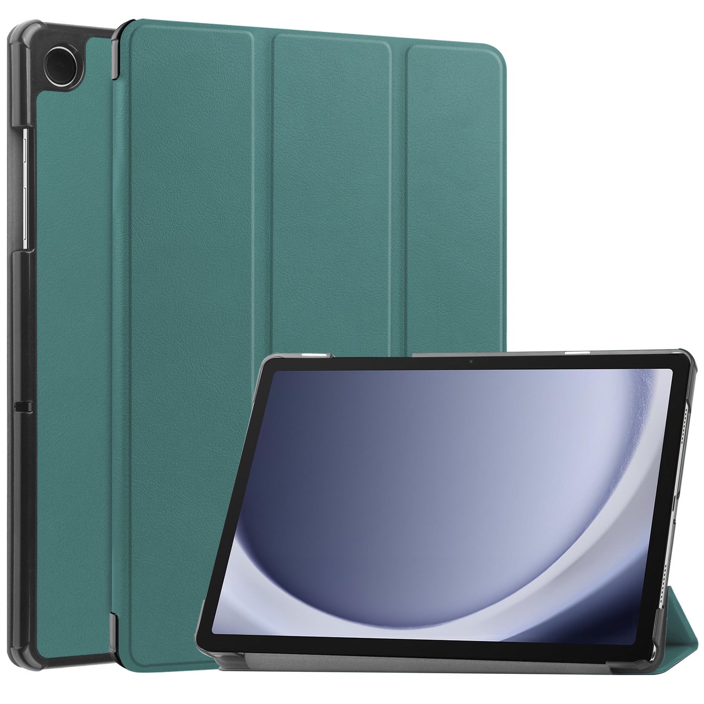 Samsung Galaxy Tab A9 Plus Hoesje Book Case - Donkergroen