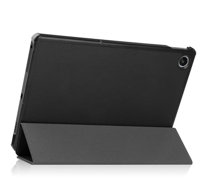 Lenovo Tab M10 Plus 3rd Gen Trifold Bookcase Hoes - Zwart