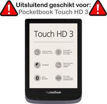 Pocketbook Touch HD 3 Bookcase Hoes Shockabsorberend - Bruin