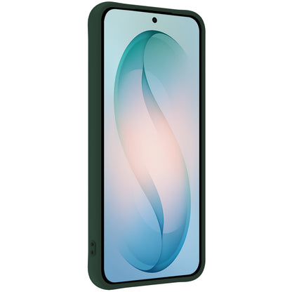 Samsung S26 Hoesje Siliconen Backcover Lichtgewicht - Donkergroen