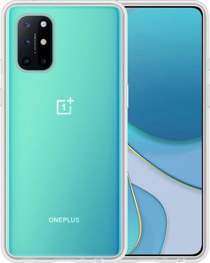 OnePlus 8T Hoesje Siliconen Backcover Lichtgewicht - Transparant