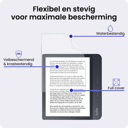 Kobo Libra H2O Screenprotector Soft TPU - Full Screen