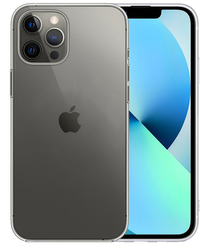 iPhone 14 Pro Max Hoesje Siliconen Backcover Lichtgewicht - Transparant