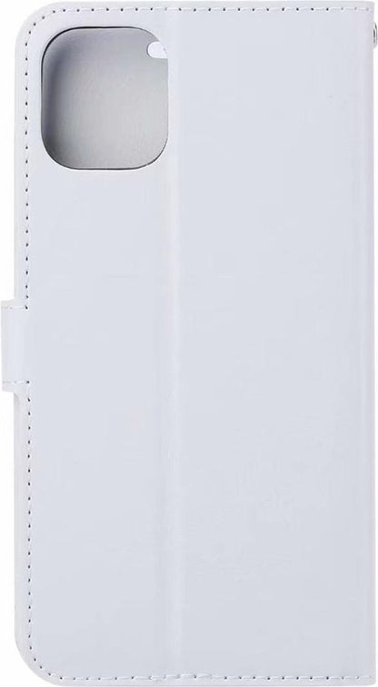 iPhone 11 Pro Max Hoesje Bookcase Cover met Kaarthouder - Wit