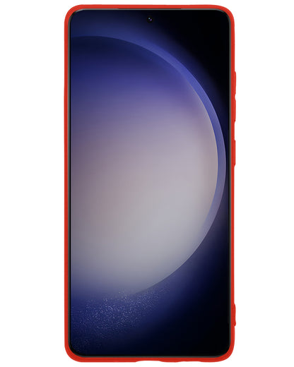 Samsung S23 Plus Hoesje Siliconen - Rood