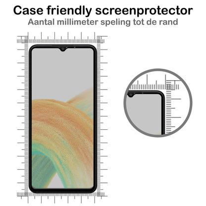 Samsung A33 Screenprotector Gehard Glas - Privacy