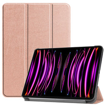 iPad Pro 2022 (11 inch) Trifold Bookcase Hoes - Rosé goud