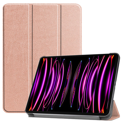iPad Pro 2022 (11 inch) Trifold Bookcase Hoes - Rosé goud