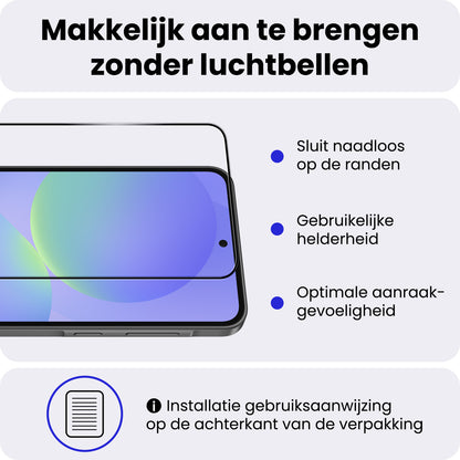 Samsung A36 Screenprotector Gehard Glas - Full Screen