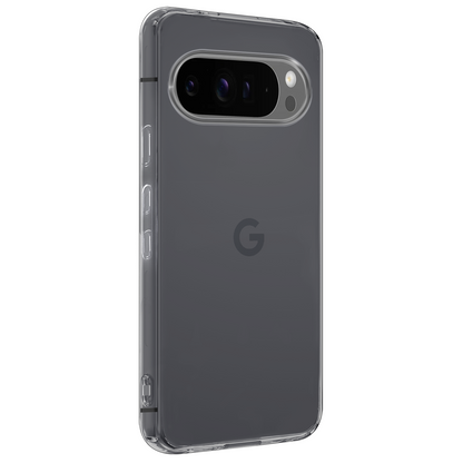 Google Pixel 9 Pro XL Hoesje Siliconen Backcover Lichtgewicht - Transparant