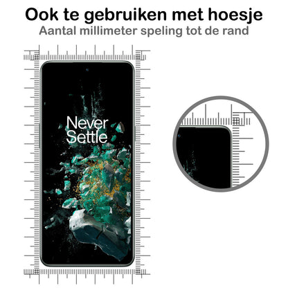 OnePlus 10T Screenprotector Gehard Glas - Full Screen