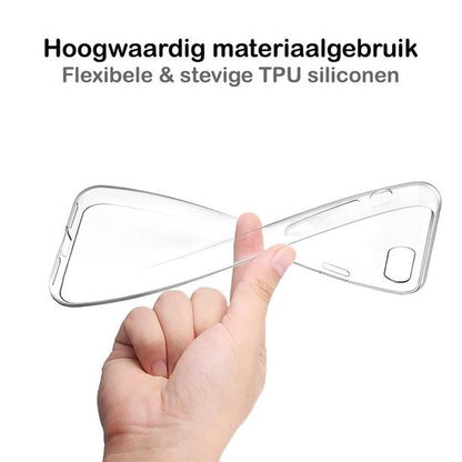iPhone SE 2020 Hoesje Siliconen Backcover Lichtgewicht - Transparant