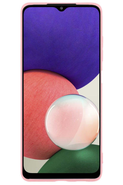 Samsung A22 4G Hoesje Siliconen Backcover Lichtgewicht - Lichtroze