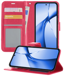 OnePlus Nord CE 4 Hoesje Bookcase Cover met Kaarthouder - Donkergroen