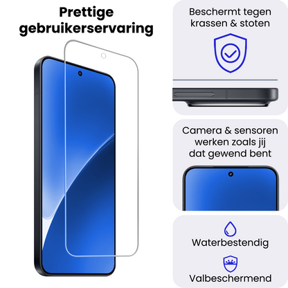Xiaomi 15 Screenprotector Gehard Glas - Anti-kras