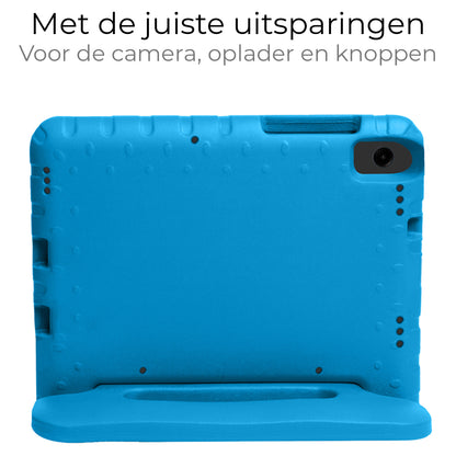 Samsung Galaxy Tab A9 Hoesje Kids Cover Bumper - Blauw