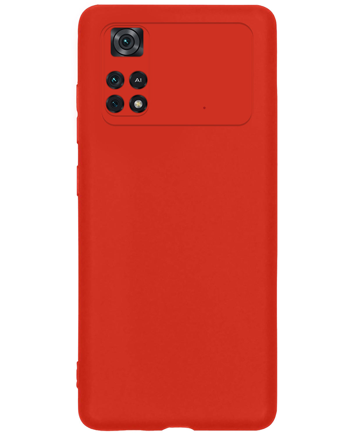 Xiaomi Poco X4 Pro 5G Hoesje Siliconen - Rood