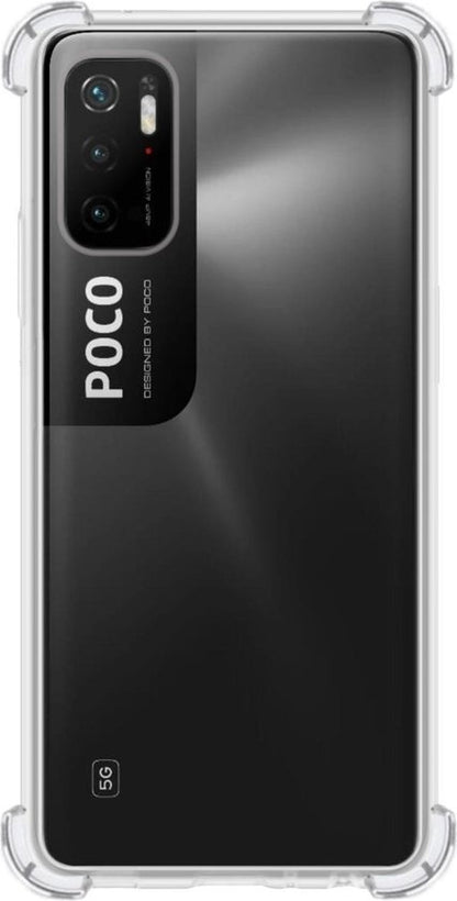 Poco M3 Pro Hoesje Shockproof Backcover Siliconen - Transparant