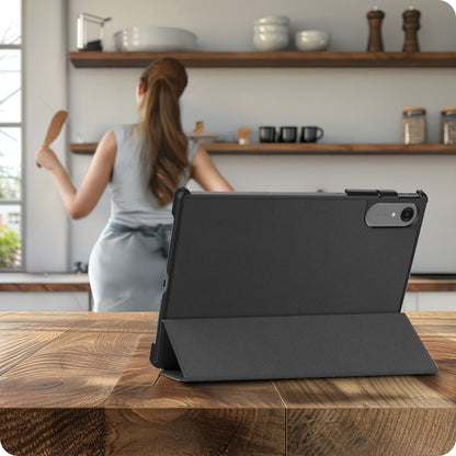 Lenovo Idea Tab Pro Gen 2 Trifold Bookcase Hoes - Zwart