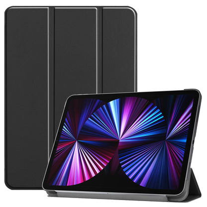iPad Pro 2021 (11 inch) Trifold Bookcase Hoes - Zwart
