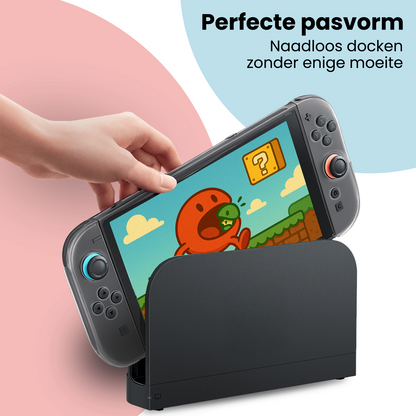 Nintendo Switch 2 Hoesje Siliconen Backcover Lichtgewicht - Transparant