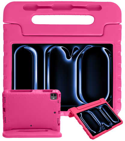 iPad Pro 2024 (11 inch) Hoesje Kids Cover Bumper - Roze